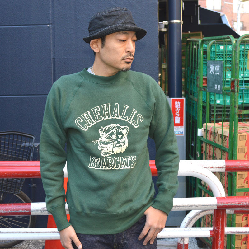 WARE HOUSE "409 CHEHALIS" Raglan Sweatshirt