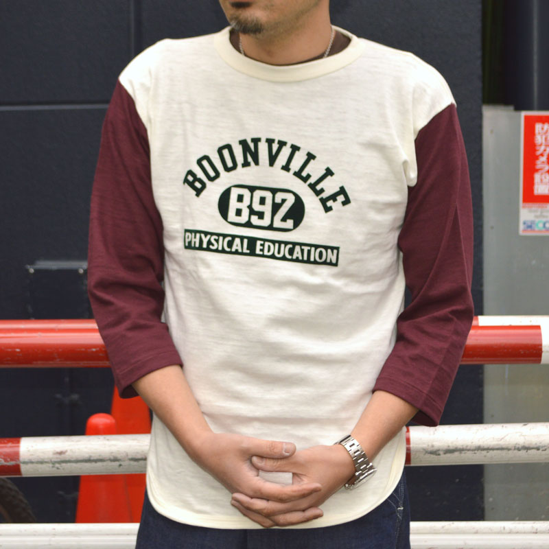 WARE HOUSE "4800 BOONVILLE" 3/4 Sleeve Baseball T-shirt