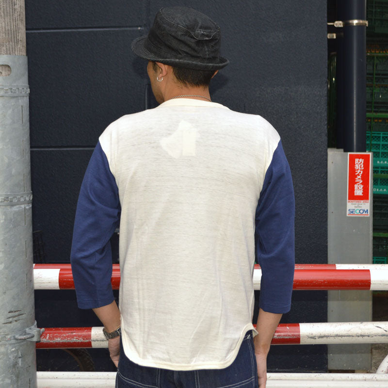 WARE HOUSE "4800 BOONVILLE" 3/4 Sleeve Baseball T-shirt