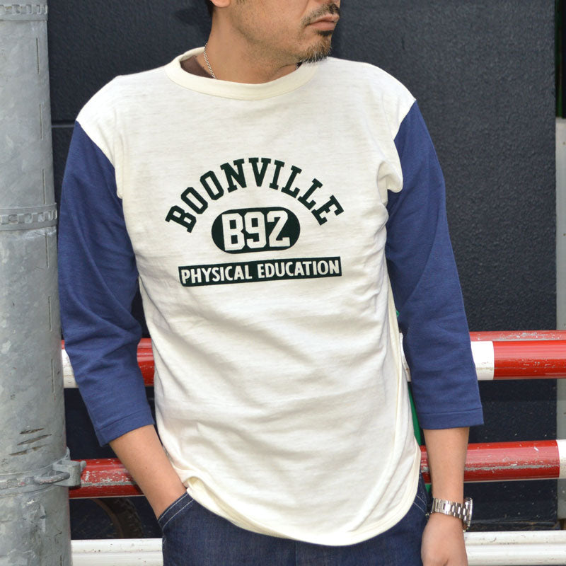 WARE HOUSE "4800 BOONVILLE" 3/4 Sleeve Baseball T-shirt