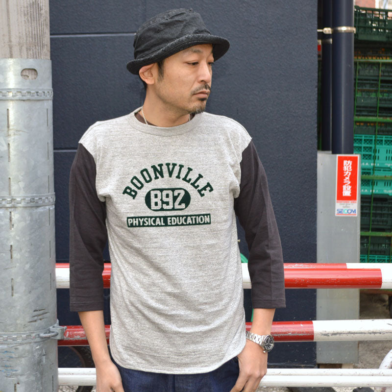 WARE HOUSE "4800 BOONVILLE" 3/4 Sleeve Baseball T-shirt