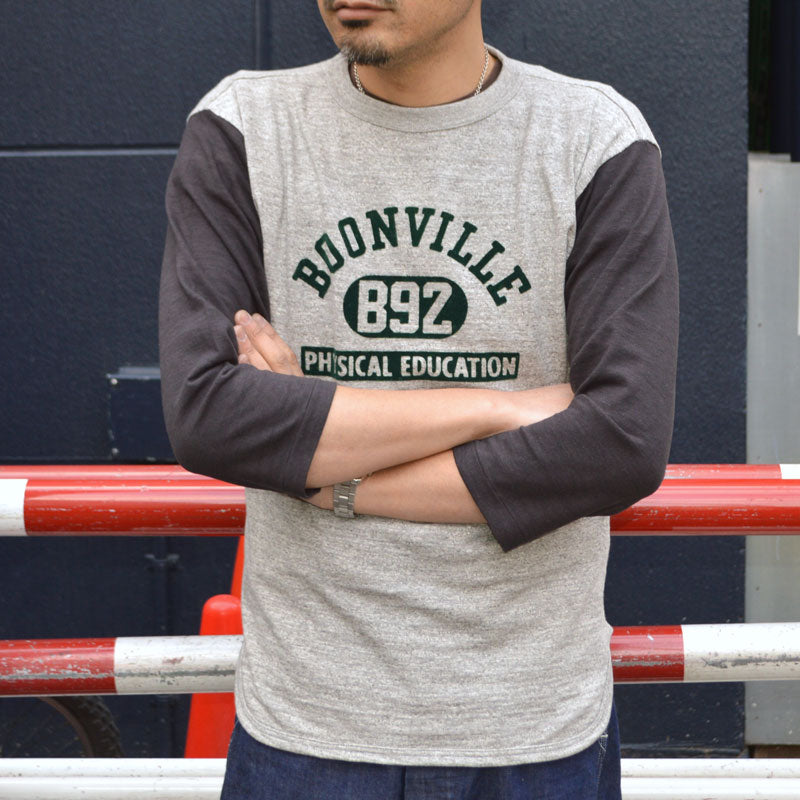 WARE HOUSE "4800 BOONVILLE" 3/4 Sleeve Baseball T-shirt
