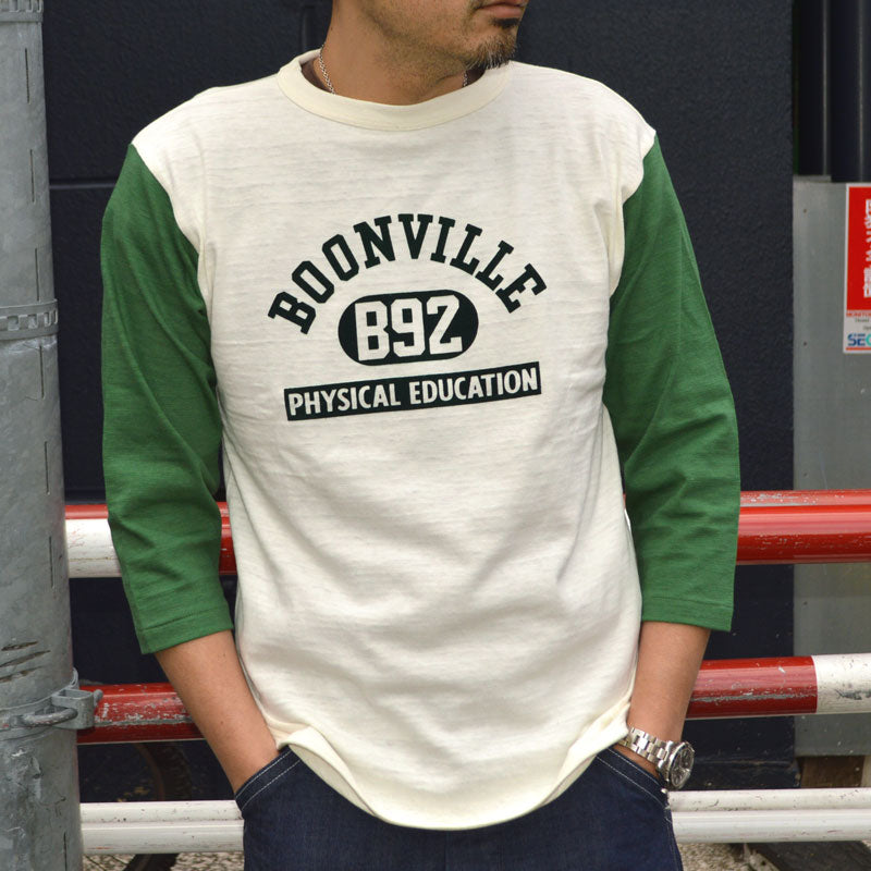 WARE HOUSE "4800 BOONVILLE" 3/4 Sleeve Baseball T-shirt