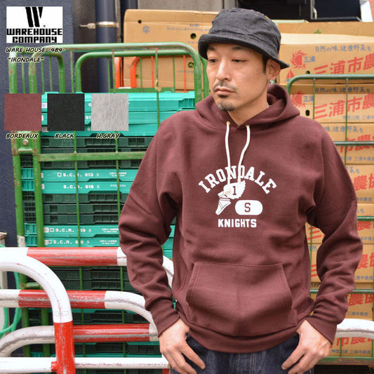 WARE HOUSE "484 IRONDALE" Reverse style exclusive Hanging Lining Sweat Parka
