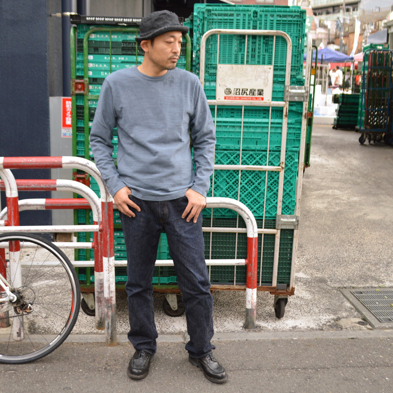 UES "602301" No. 8 Slab Nep Long Sleeve T-shirt