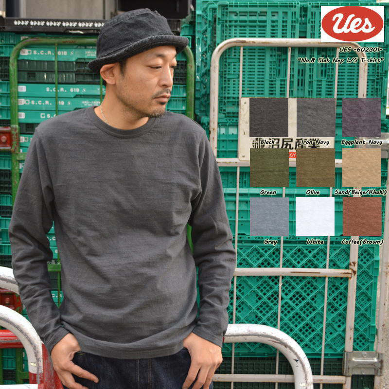 UES "602301" No. 8 Slab Nep Long Sleeve T-shirt