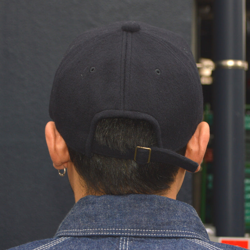 FULL COUNT ”6843-25” 6 Panel Wool Melton Baseball Cap F Patch