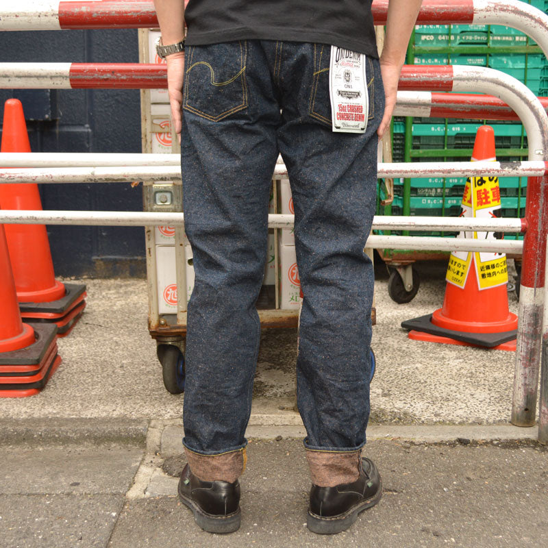 ONI DENIM "902CCD-MOCA" 15oz Crushed Concrete Denim Weft Moca