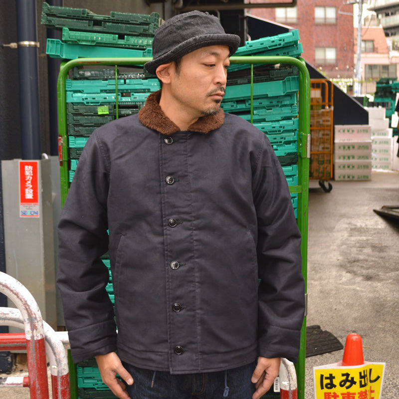 BUZZ RICKSON'S "BR15340" N-1 NAVY “NAVY DEPARTMENT” DEMOTEX-ED