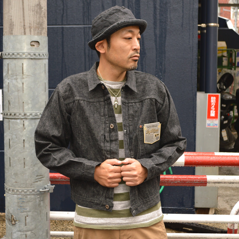 BUZZ RICKSON'S William Gibson Collection "BR16042(BR16042T)" World War 2 Black Denim Blouse