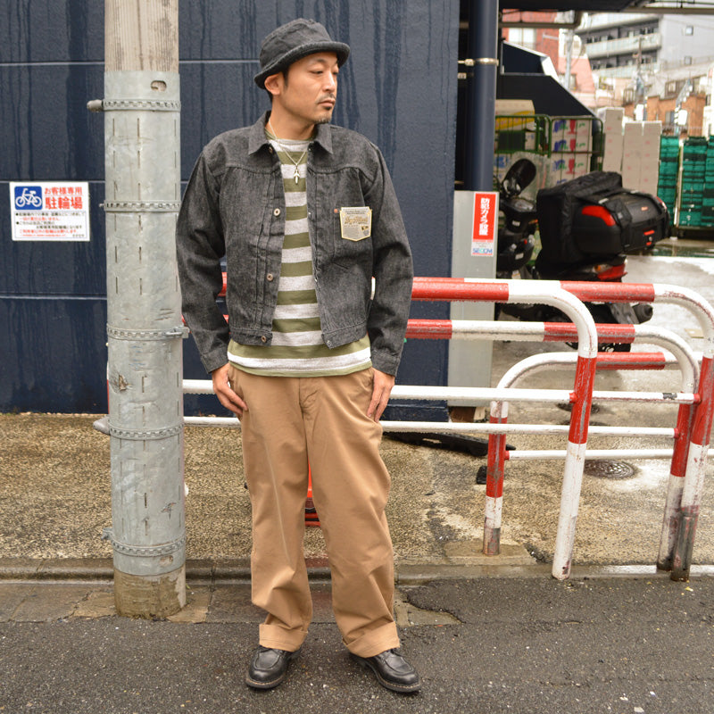 BUZZ RICKSON'S William Gibson Collection "BR16042(BR16042T)" World War 2 Black Denim Blouse