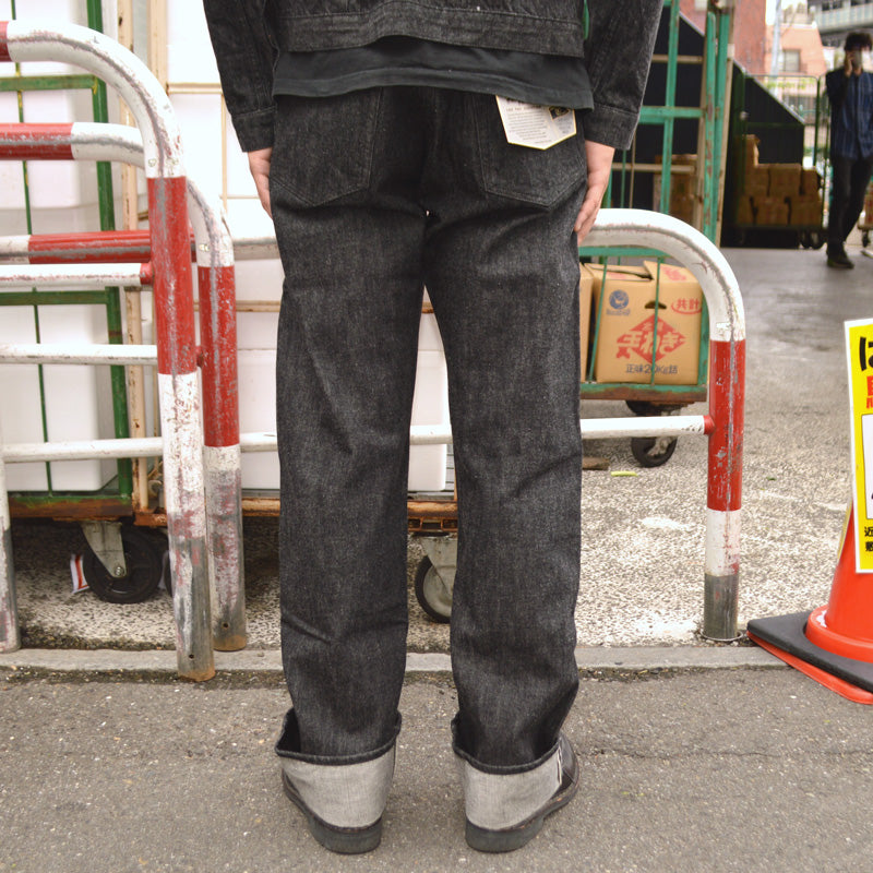 BUZZ RICKSON'S "BR43042" World War 2 Black Denim Waist Overalls