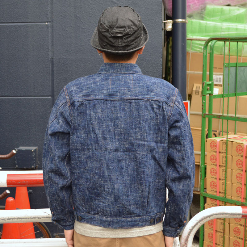 STUDIO D'ARTISAN "D4603" Dubble Indigo Denim Jacket