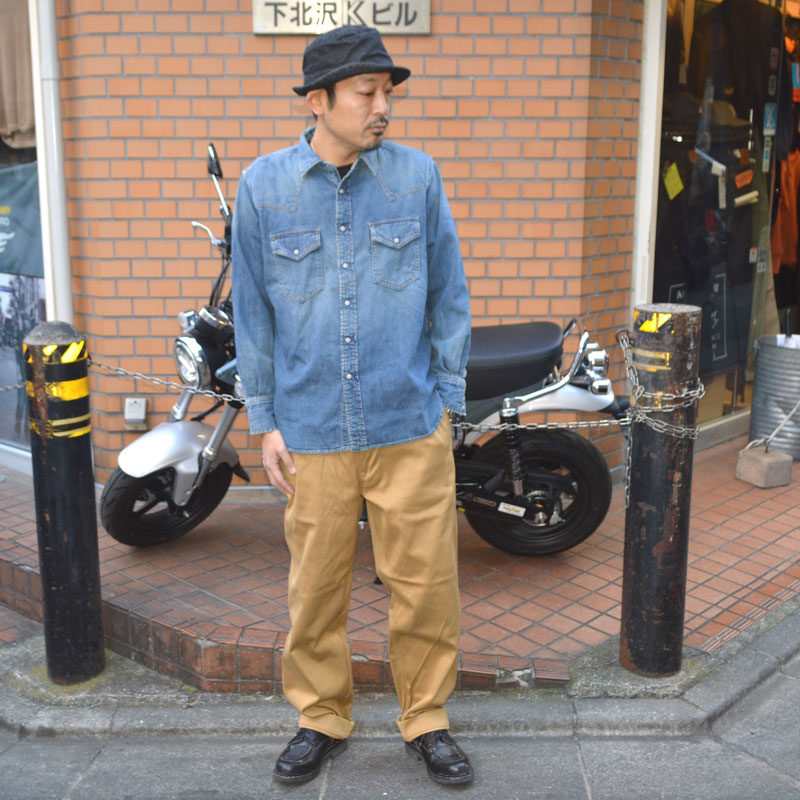 FOB FACTORY "F0535" CLASSIC TROUSERS CHINO PANTS