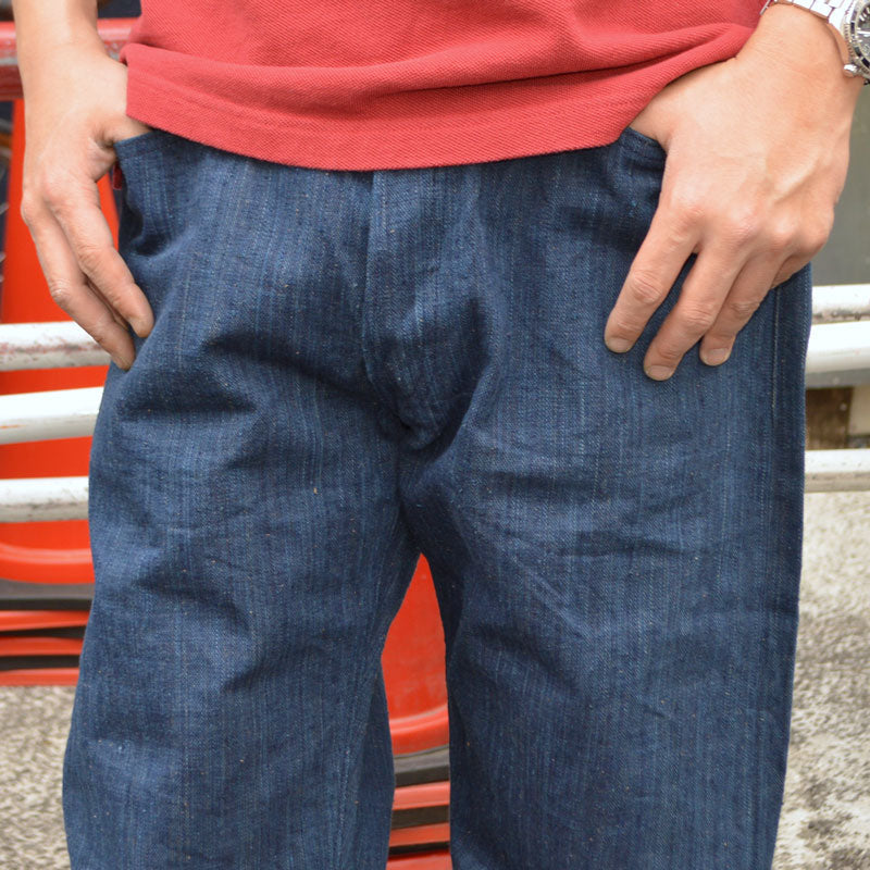 graphzero "GZ-NPST" 13oz Naturally dyed nep straight persimmon tannin