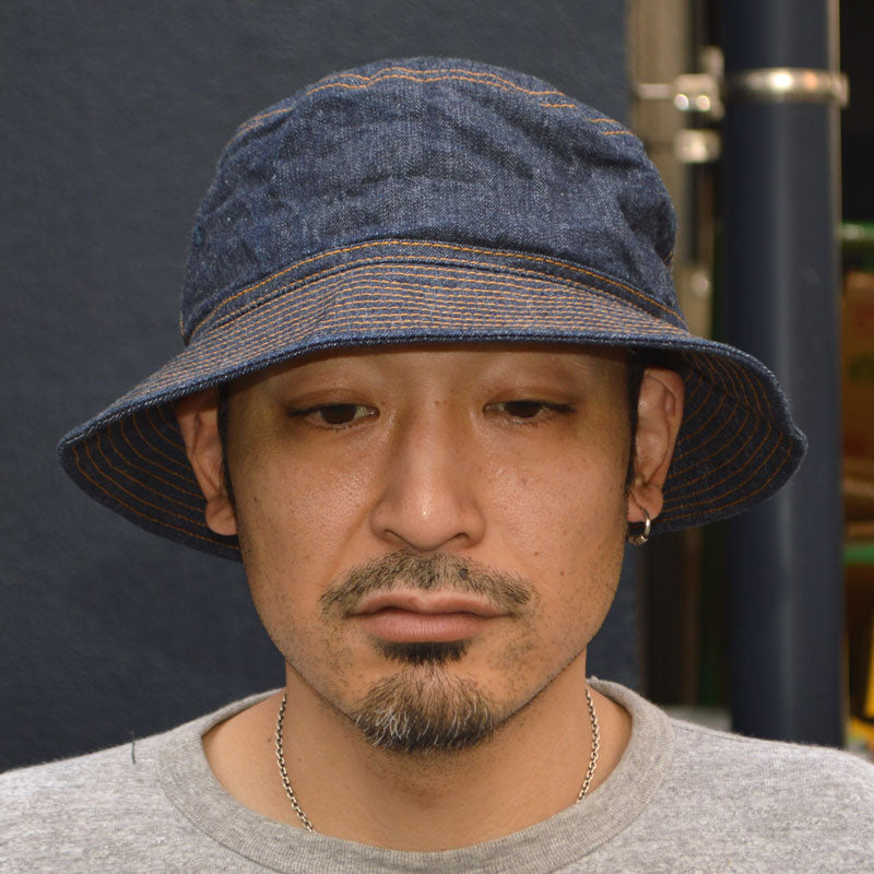 HIGHER "HO25005B" BUCKET HAT(Denim)