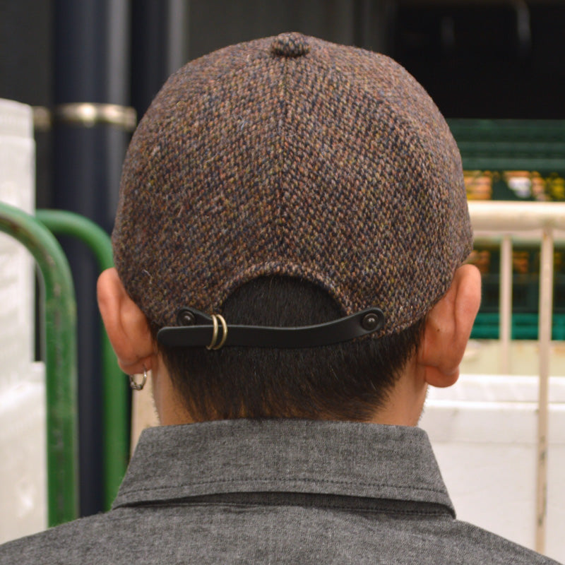HIGHER ”HT25021” Harris Tweed Oatmeal Cap
