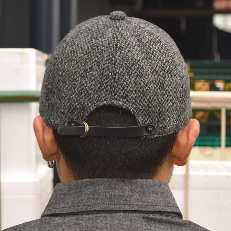 HIGHER ”HT25021” Harris Tweed Oatmeal Cap