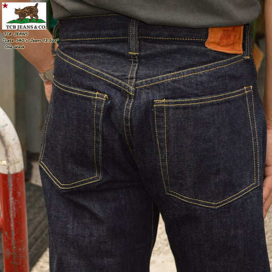 TCB jeans "Late S40's Jeans" 13.5oz 40's Jeans STRAIGHT
