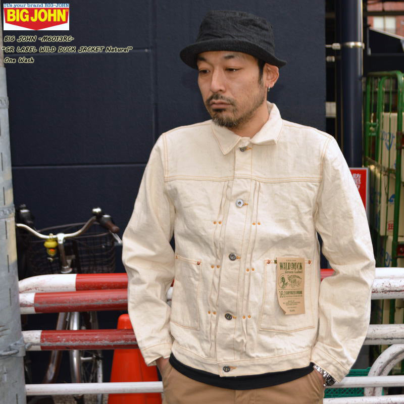 BIG JOHN、M6013RC、GR LABEL WILD DUCK JACKET Natural – BEARS' -TOKYO-