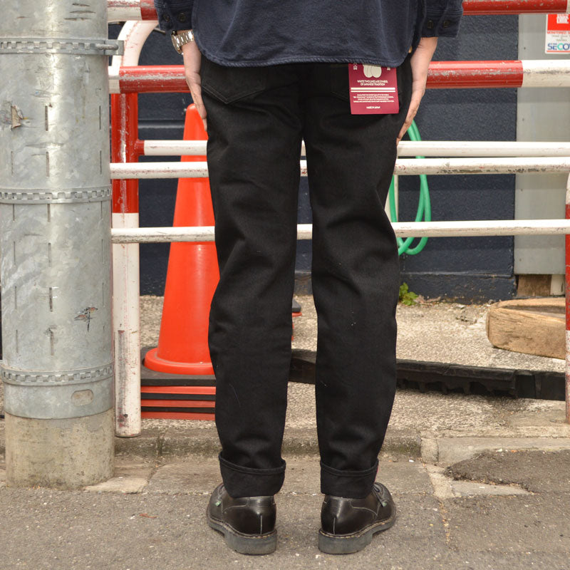 MOMOTARO JEANS "MMJZ1201" #200 CLASSIC TAPERED BLACK ZIPPER 15.7oz