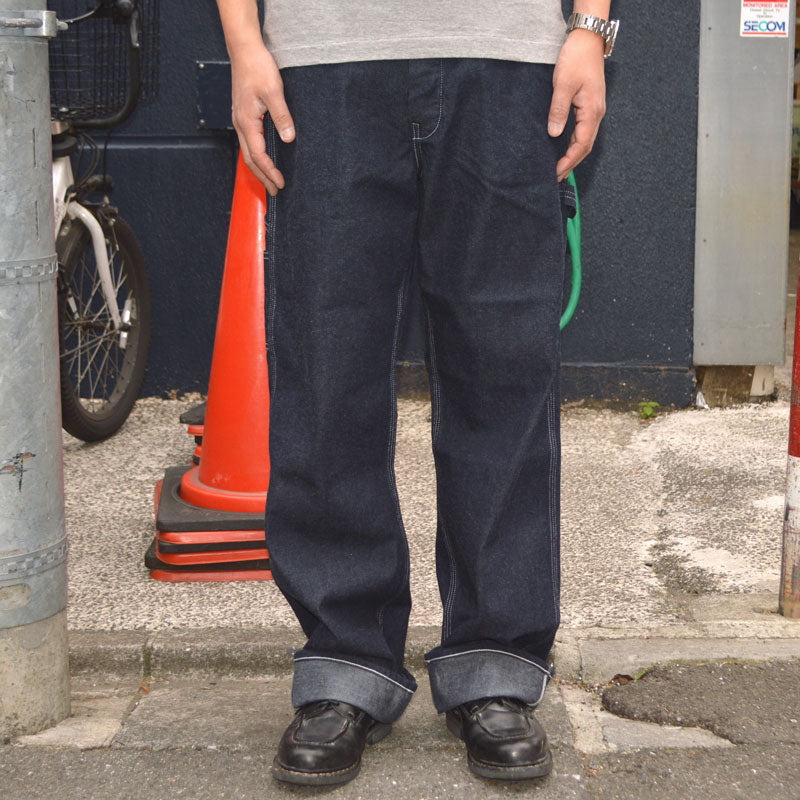 SUGAR CANE "SC42495" 11oz. Blue Denim Work Pants 11oz