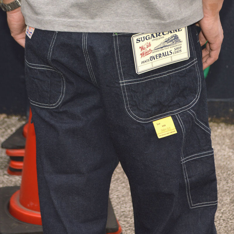 SUGAR CANE "SC42495" 11oz. Blue Denim Work Pants 11oz