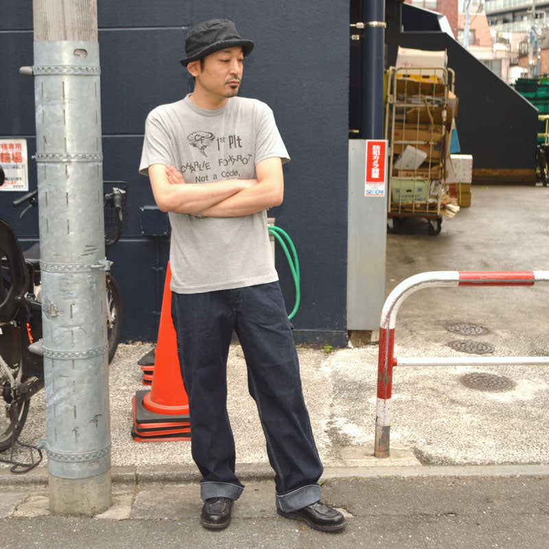 SUGAR CANE "SC42495" 11oz. Blue Denim Work Pants 11oz