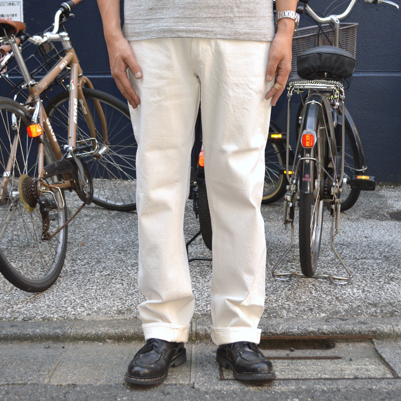 SUGAR CANE "SC42560" 13oz. White Denim 1947 Model