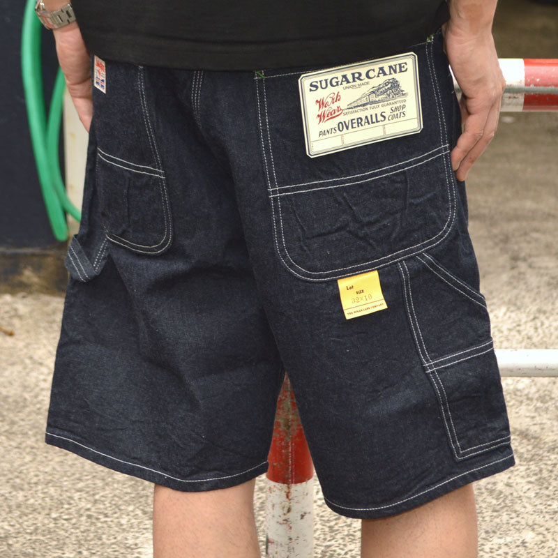 SUGAR CANE "SC52565" 11oz. Blue Denim Work Shorts