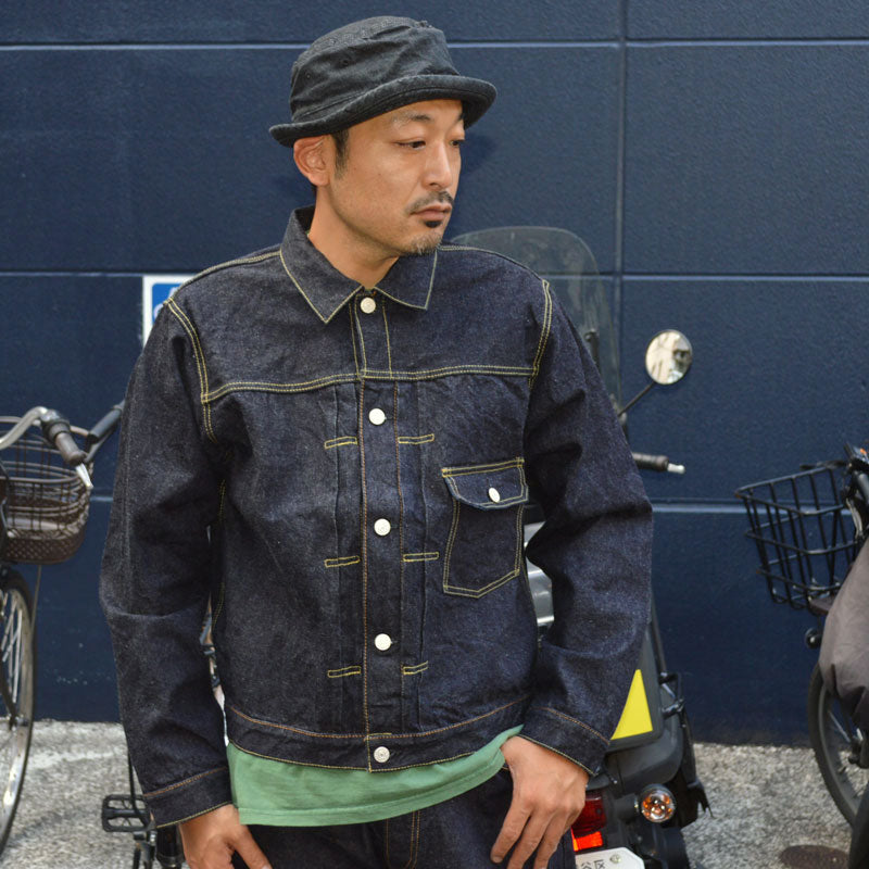 STUDIO D'ARTISAN "SD-411" 15oz Right Hand Denim 1st Type Denim Jacket