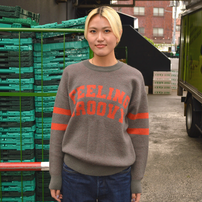 STUDIO D'ARTISAN "SDL-9016" Jacquard Logo Knit