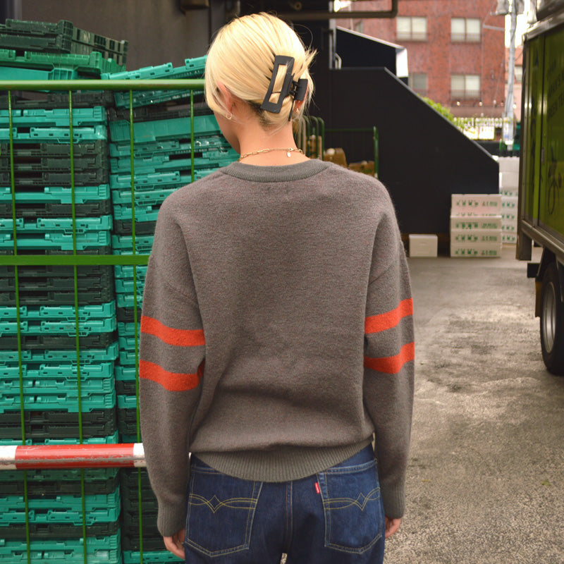 STUDIO D'ARTISAN "SDL-9016" Jacquard Logo Knit