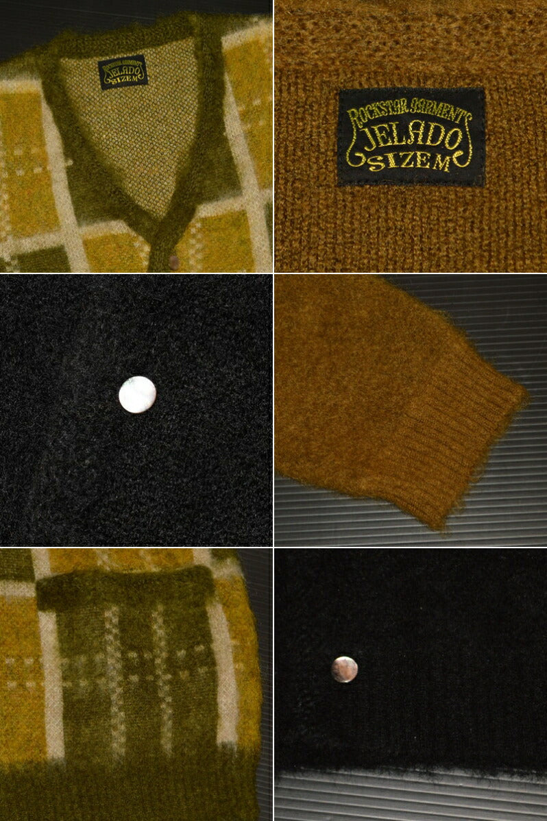 JELADO "RG03822" Mohair cardigan Cobain