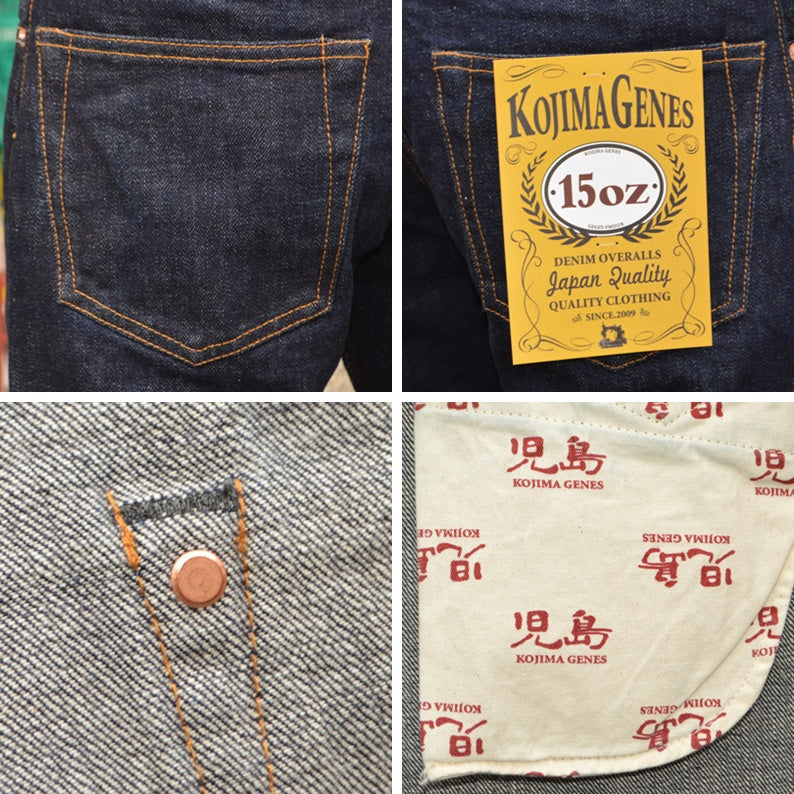 KOJIMA GENES "RNB-102R" 15oz Selvedg Regular Straight