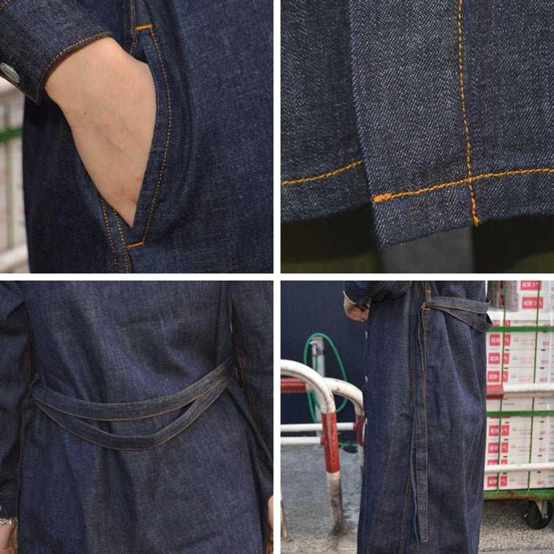 STUDIO D'ARTISAN LADYS "SDL-5022" Denim A-Line Dress