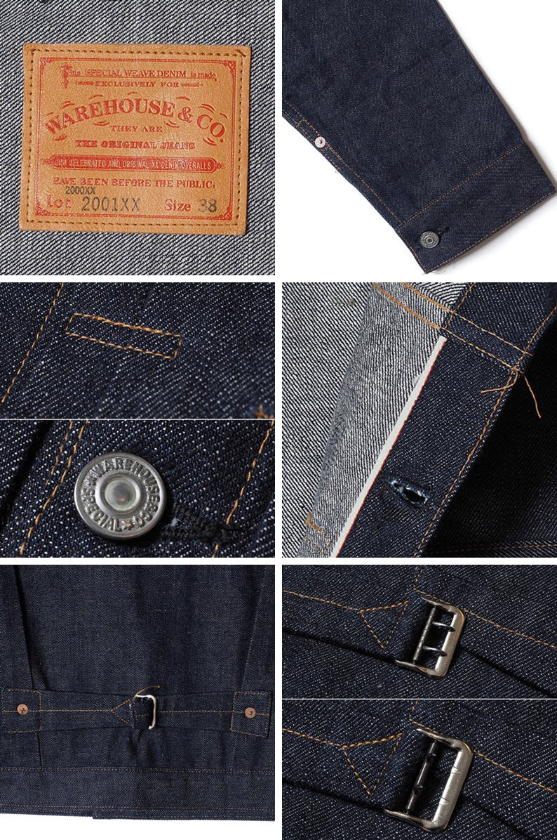 Dead Stock Blue (WARE HOUSE) "Lot.2001XX(2000XX)" DENIM JACKET 1936Model