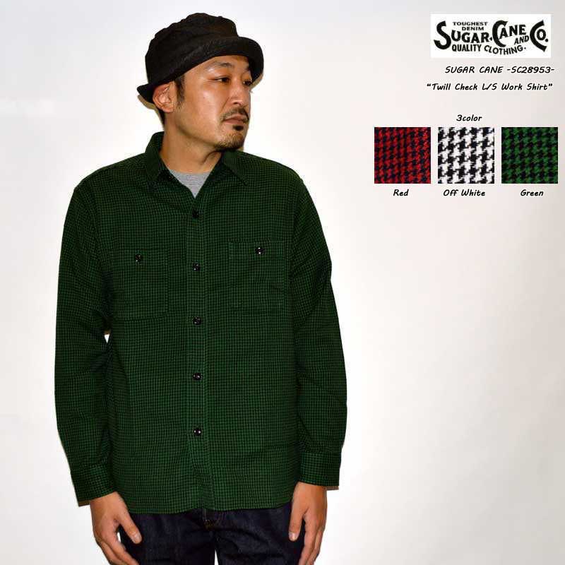 かわしまたかひろSHUGAR CANE TWILL CHECK WORK SHIRT Lサイズ - シャツ