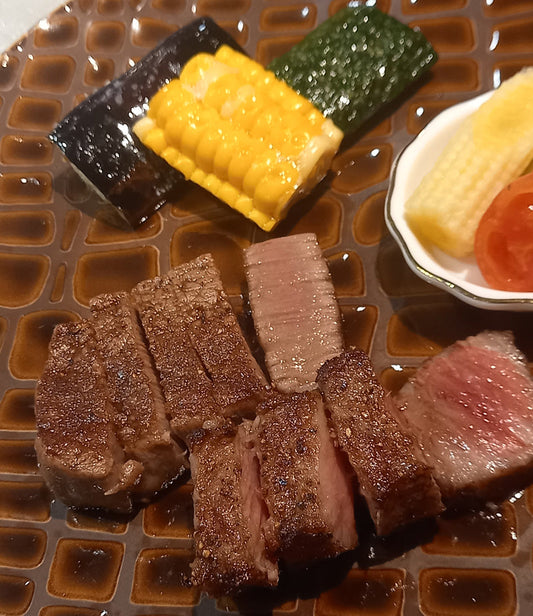 Teppanyaki Issetsu. (Wagyu beef Course)