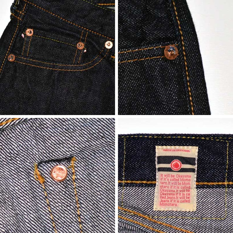 MOMOTARO JEANS "0101" VINRAGE LABEL 15.7oz Denim Narrow Tapered