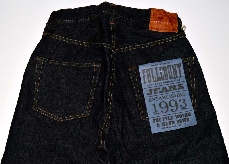 FULL COUNT "0105XX" Wide Denim