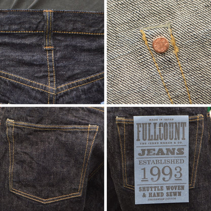 FULL COUNT "0105XX" Wide Denim