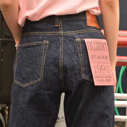 FULL COUNT "0107" Womens Wide Straight Monroe Denim