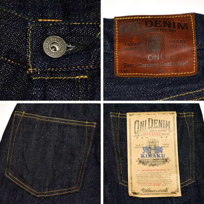 ONI DENIM "022-Kiraku" 12oz Kiraku Denim Relax Straight