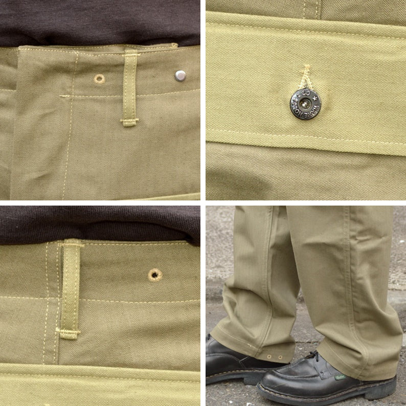 WARE HOUSE "1097" USMC HERRINGBONE MONKEY PANTS