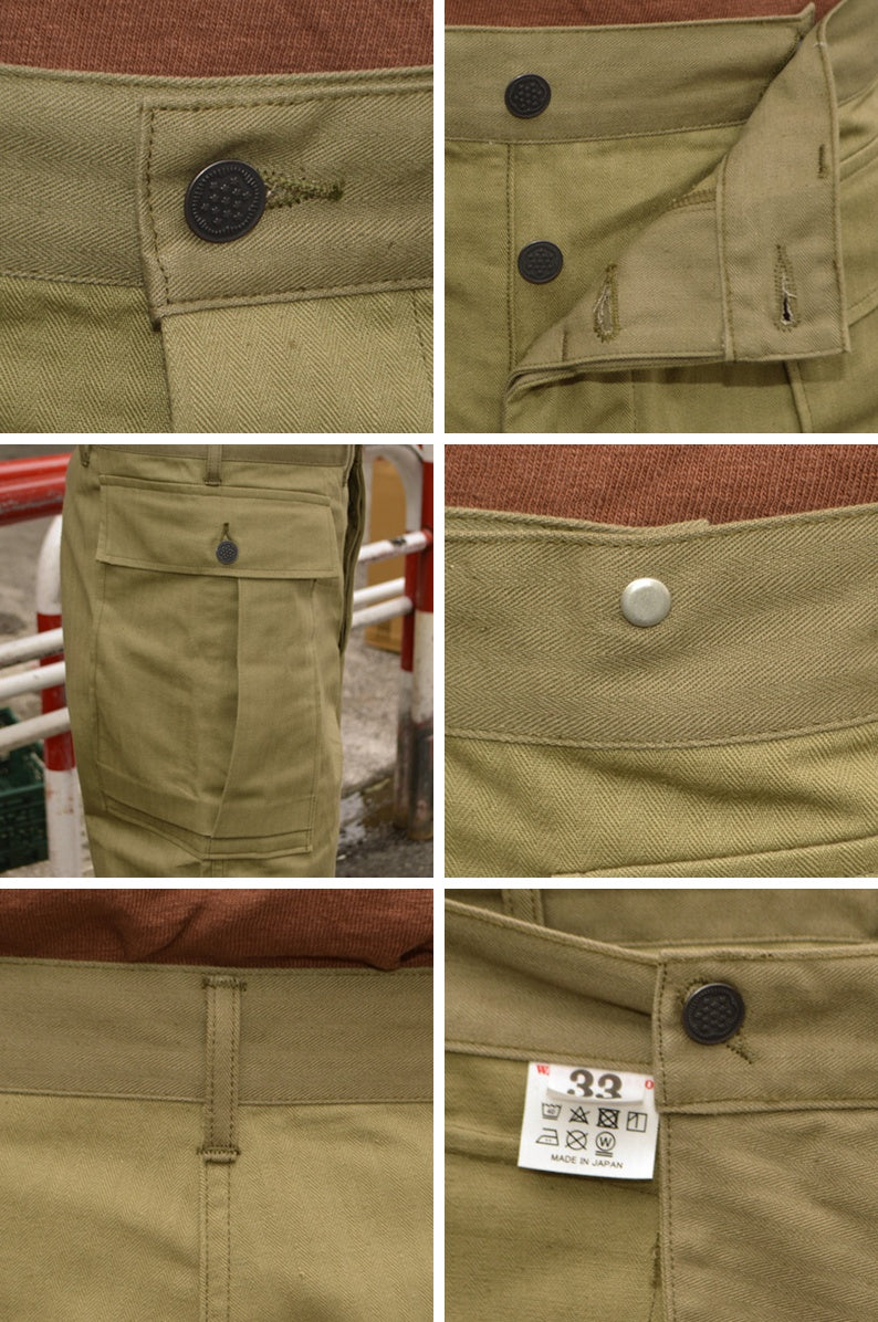 WARE HOUSE "1098" U.S.ARMY HERRINGBONE PANTS