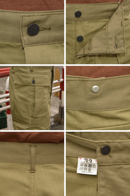WARE HOUSE "1098" U.S.ARMY HERRINGBONE PANTS