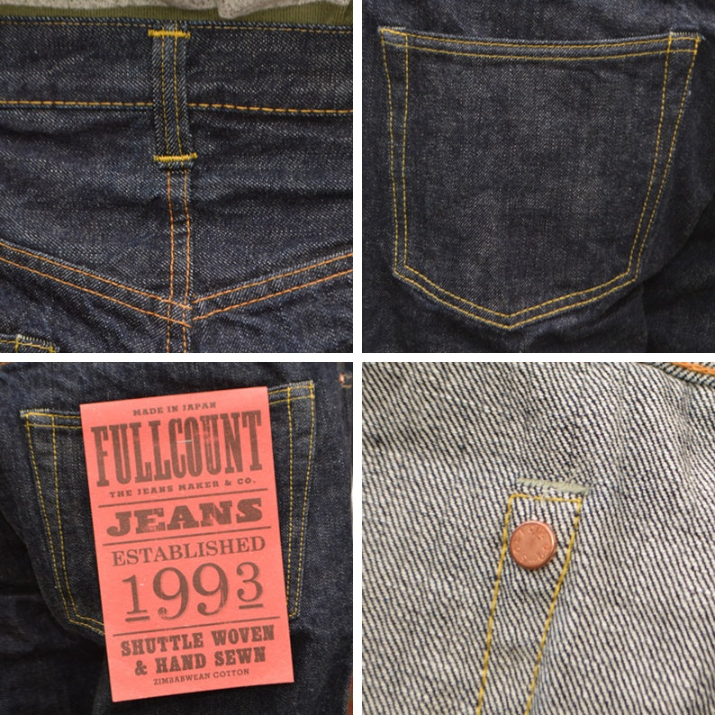 FULL COUNT "1101" Straight Denim