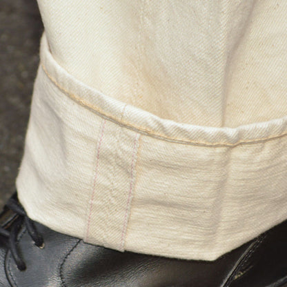FULL COUNT "1101EC" Straight Ecru Selvedge Denim