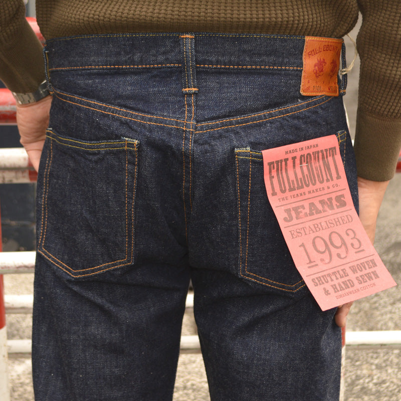 FULL COUNT "1108" Slim Straight Denim